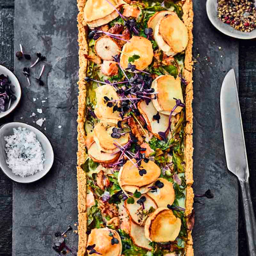 Lachs-Quiche