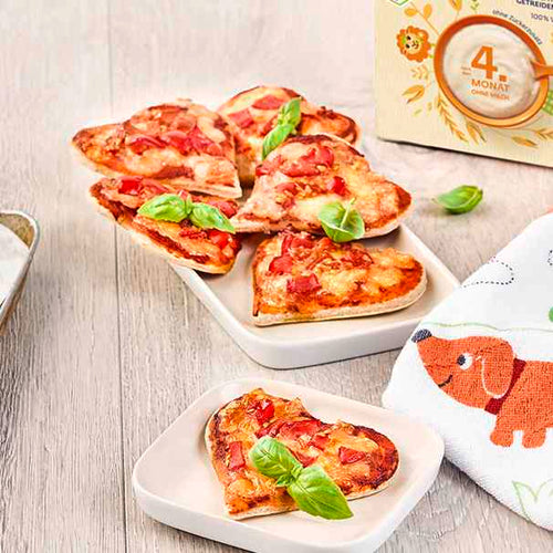 Mini-Herzpizzen