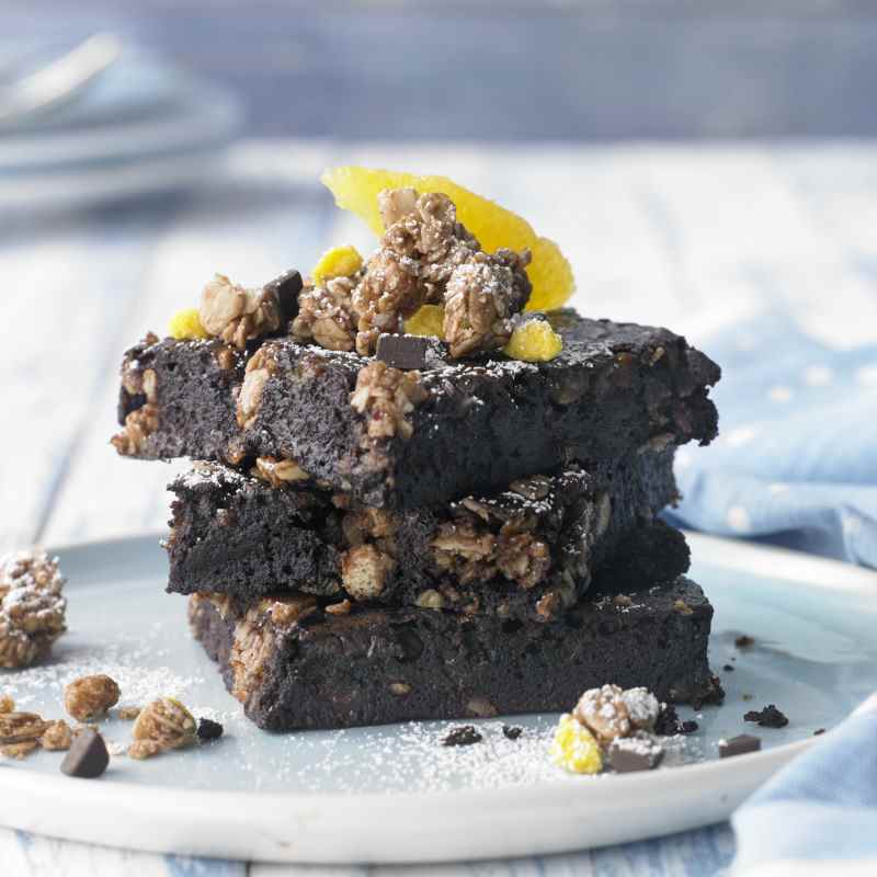 Veganer Brownie