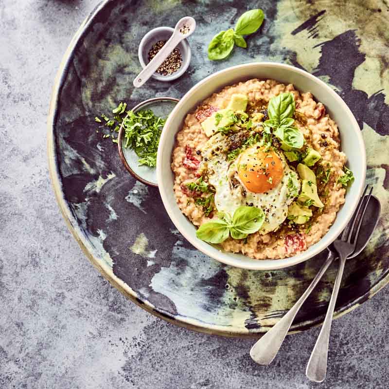 Pesto-Egg-Porridge