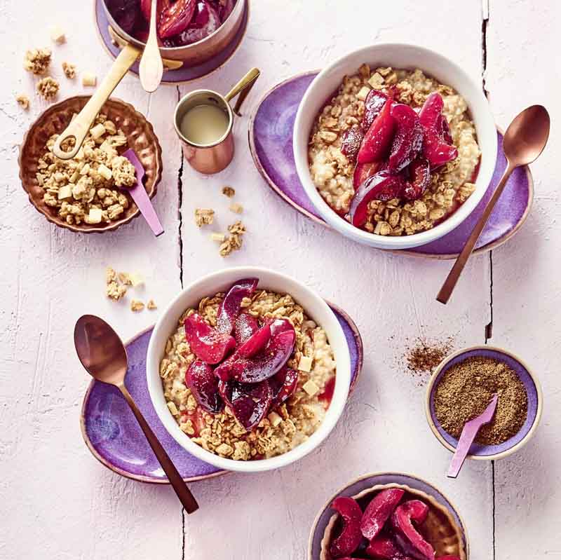 Pflaume-Zimt-Porridge