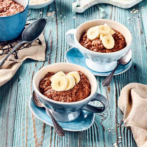 Schoko-Bananen-Porridge
