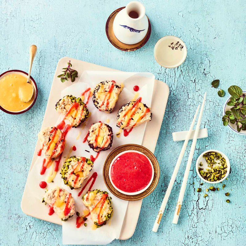 Süßes Hafer-Sushi